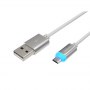 Natec | USB cable | Male | 4 pin USB Type A | Male | Silver | 5 pin Micro-USB Type B | 1 m - 3